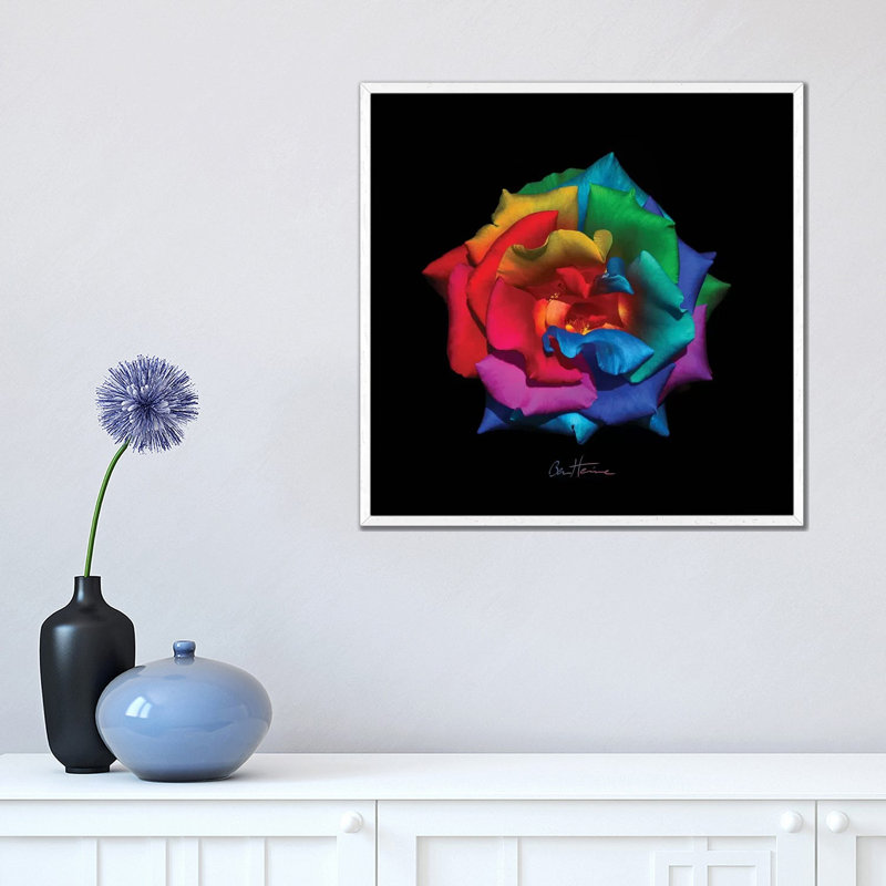 Believe In Your Destiny by Ben Heine - Floater Frame Print on Canvas, Black Framed Canvas, 45.72 cm H x 45.72 cm W