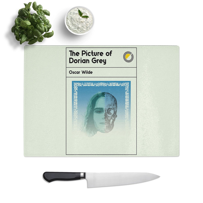 Book Cover the Picture of Dorian Grey Oscar Wilde Chopping Board, 0.4cm H x 20cm W x 28.5cm L