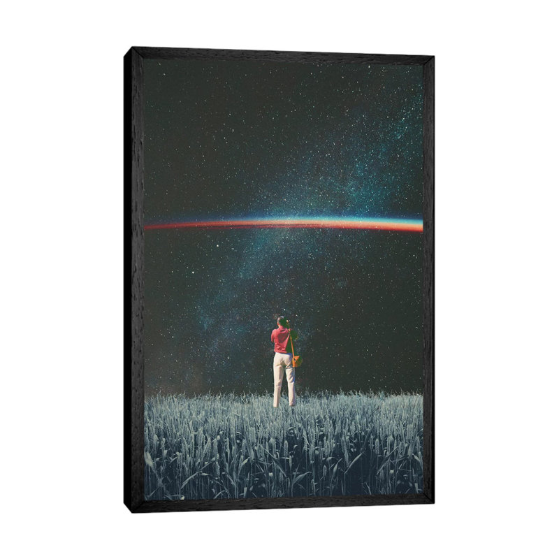 Saw The Light by Frank Moth - Print on Canvas, 66.04cm H x 45.72cm W x 3.81cm D, Black Framed