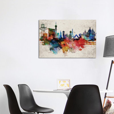 Las Vegas Abstract - Wrapped Canvas Print