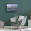 Art mural sur toile tendue - Mary Lou Johnson «Coastal Edge», décoration murale pour le salon, la chambre à coucher ou le bureau - 22 x 32