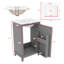 Meuble-lavabo de 20 po avec lavabo, petite armoire de salle de bain avec supports de rangement et porte à fermeture en douceur-1775371032