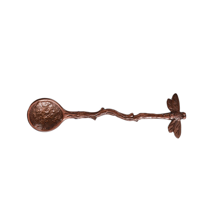 Cuillère à café à cuillère à café, Bronze rouge