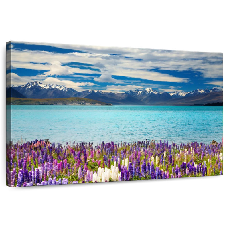Alvord Lake Tekapo Mountain, 32" H x 48" W