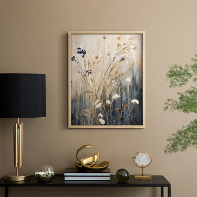 Reproduction encadrée FLORAL Series DCCDXVI - bois massif