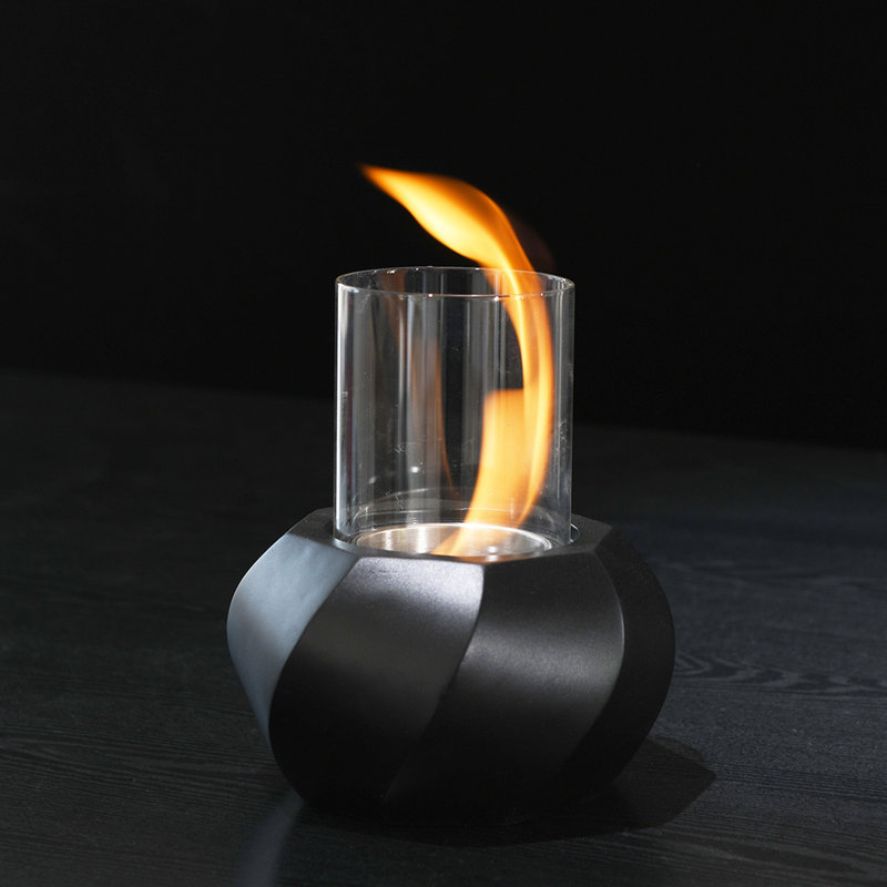 6“concrete Finish Bio Ethanol Tabletop Fire Pit