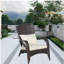 Chaise d'extérieur rembourrée