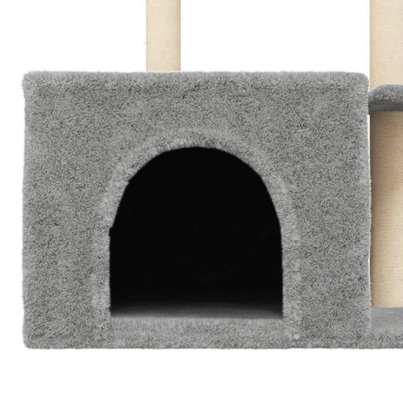110cm H Cat Tree, Light Grey