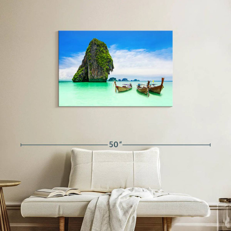 Mehar Boats At Krabi Island, 24" H x 36" W