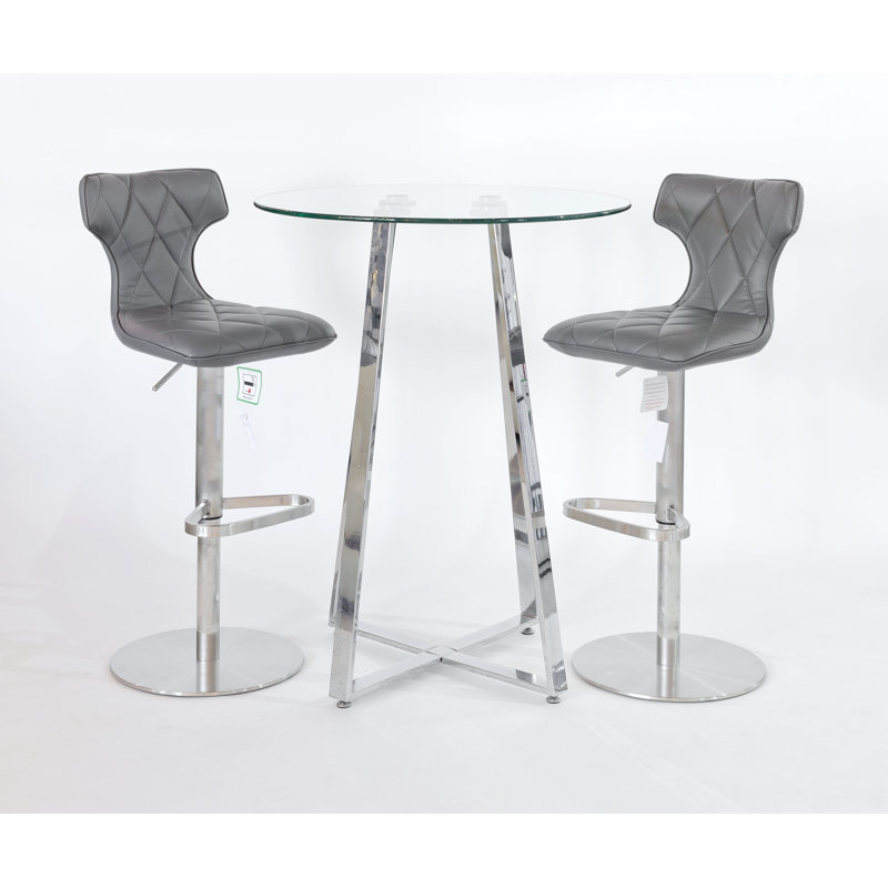 Sharee 2 - Person Dining Set, Grey