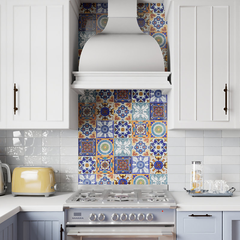 Déco provincial 6 po X 6 po Carreau de porcelaine