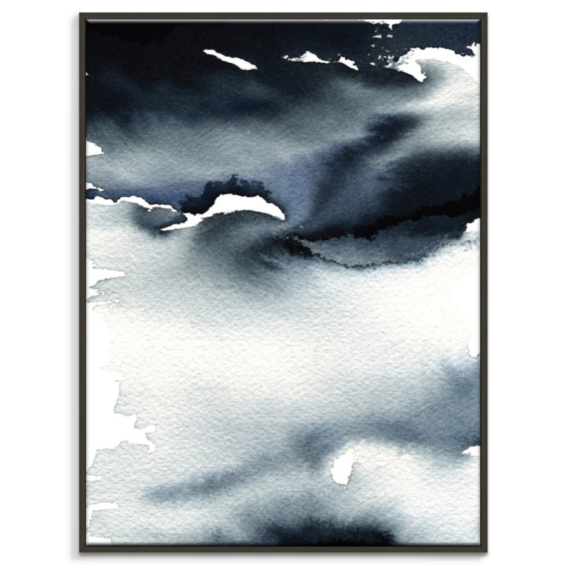 Renee Tohl - Print on Canvas, 51cm H x 41cm W, Black Floater Frame