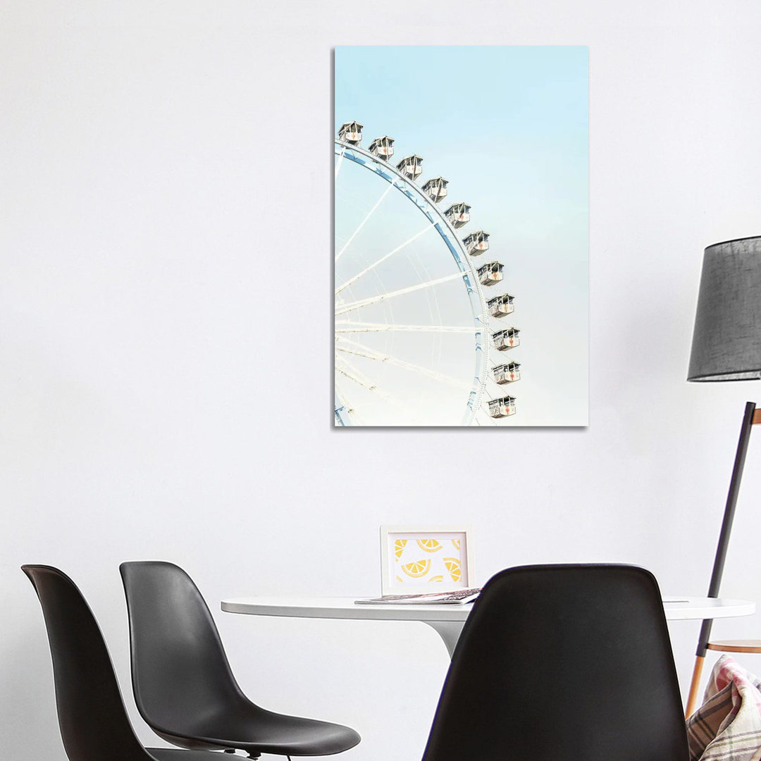 Ferris Wheel von Tiny Treasure Prints - No Frame Gallery-Wrapped Canvas Giclée on Canvas