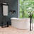 18.5'' W Solid Surface Resin Shower Bench-95354810