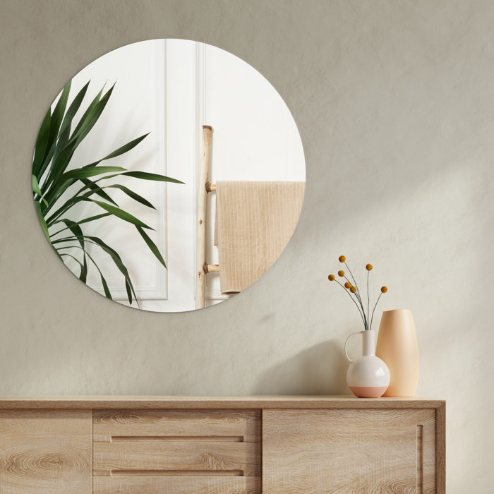 Wayfair Basics™ Round Wall Mirror & Reviews | Wayfair.co.uk