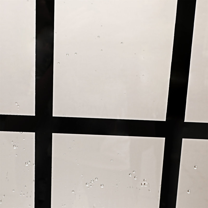 Single Panel Frameless Fixed Shower Door