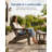 Foldable Adirondack Chair with Cup Holder, Weather-Resistant Wood-Look Outdoor Lounge Chair for Patio, Porch, Deck and Lawn, Teak-476922481
