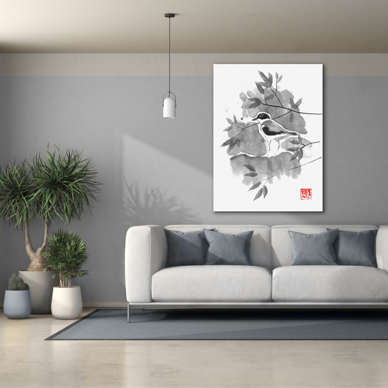 'Bird 01' by Pechane, Canvas Wall Art, 54" H x 40" W x 1.5" D