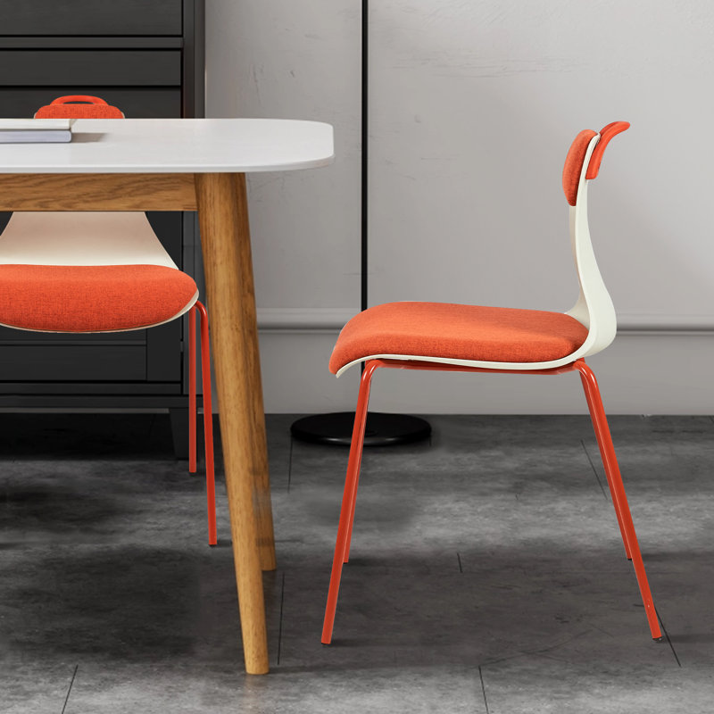 Chaise d'appoint rembourrée Shady, Rouge