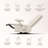 Lullacloud Manual Nursery Glider Chair With Multi Position Armrests And Adjustable Headrest - Beige-126486572