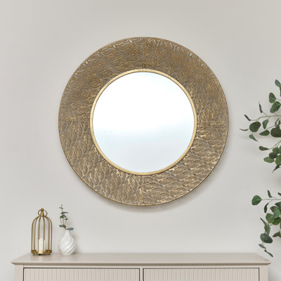Metal Round Mirror