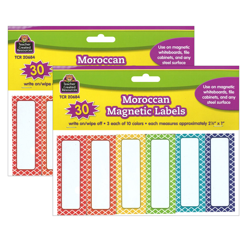 Étiquettes magnétiques marocaines