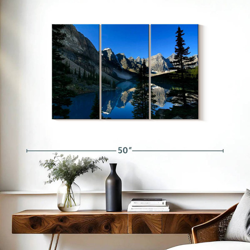Alvord Peaceful Moraine Lake, H 24 po x l 38 po