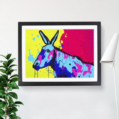 Colourful Donkey Art Vol.4 Abstract - Single Picture Frame Print