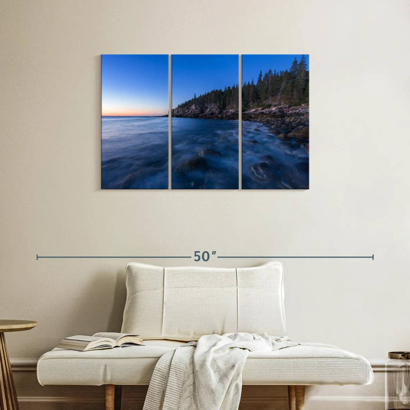Gillard Acadia Ocean Cliffs, 24" H x 38" W