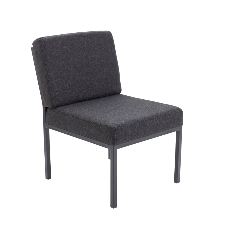 Reception Chair, Charcoal Pyra