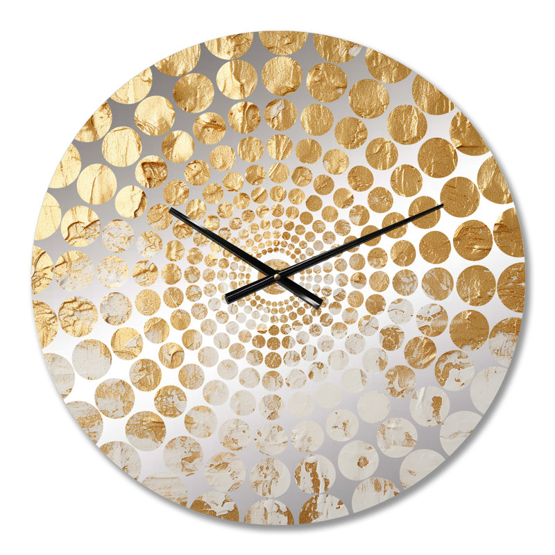 Almuth - Horloge murale peinture abstraite, Petit