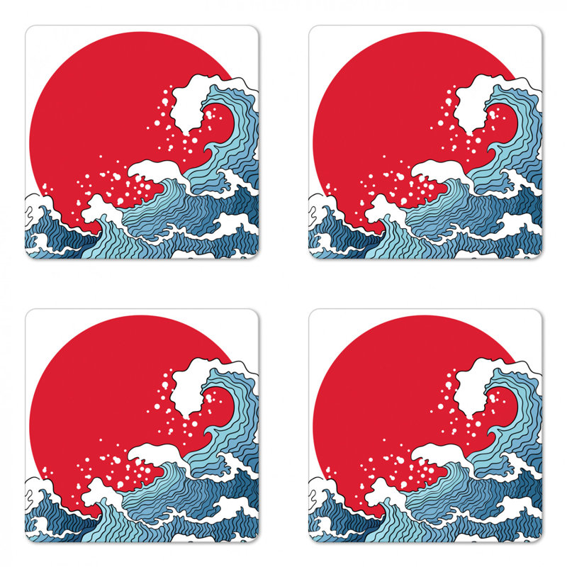 Square 4 Piece Coaster Set