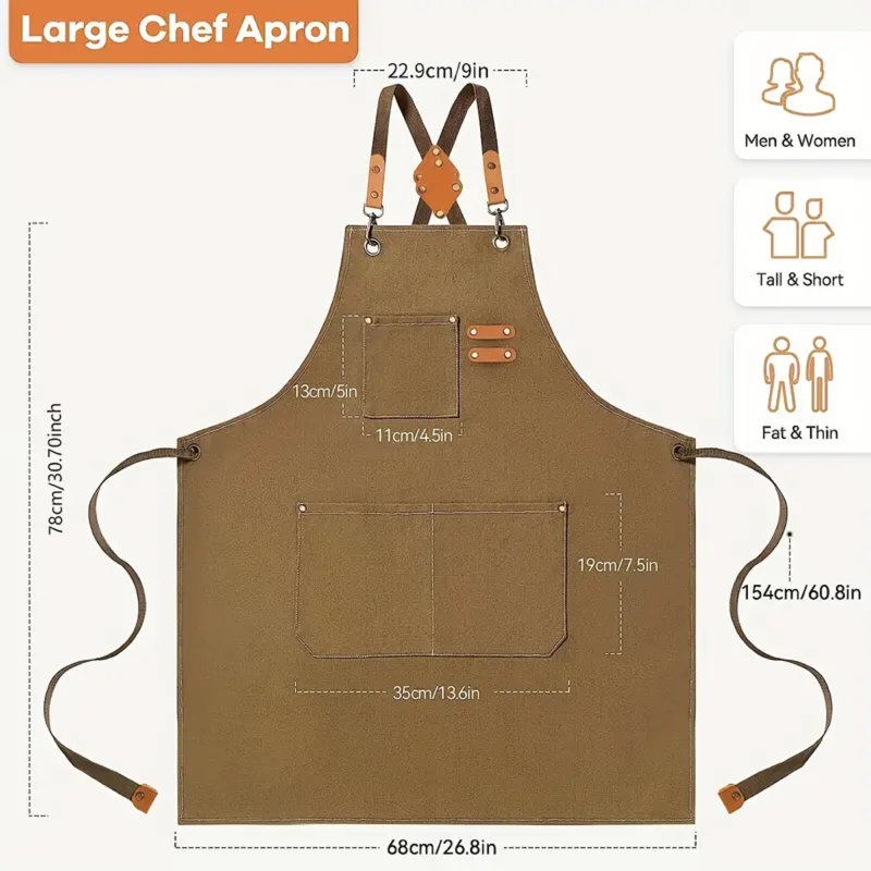 Solid Colour Chef Apparel