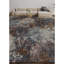 Damask Area Rug in Gray