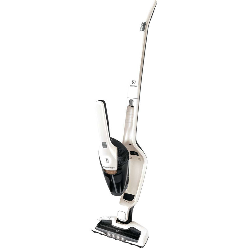 Aspirateur balai sans fil 2-en-1 Errolapido ™ Electrolux en blanc