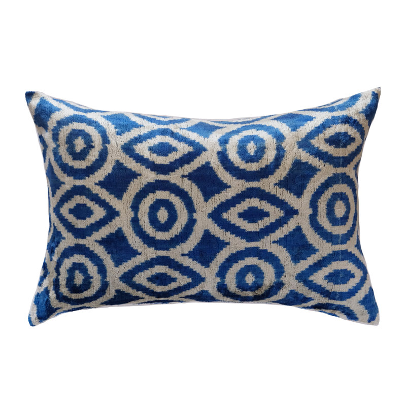 Frye Feather Throw Pillow, Geometric 3