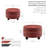 Canek Faux Leather Storage Ottoman with Wooden Legs-1473808713