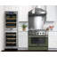36 in. 5.2 cu. ft. Natural Gas Range and Convection Oven in Black with True Simmer Burners-640147743-640147740