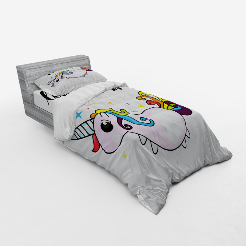 Ensemble de housse de couette en microfibre Pride, Housse de couette simple + 6 pièces supplémentai
