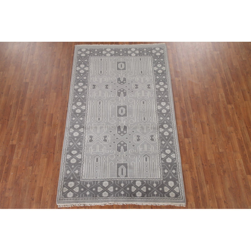 Tapis géométrique indien 5 x 8
