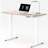 106.3'' Height Adjustable U-Shaped Executive Desk with File Cabinets-123629103