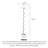 Vintage Iron & Fabric Pleated Floor Lamp