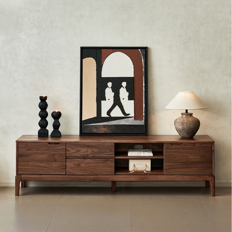 Creative And Simple TV Stand, 19.69"H x 70.87"L x 16.93"W