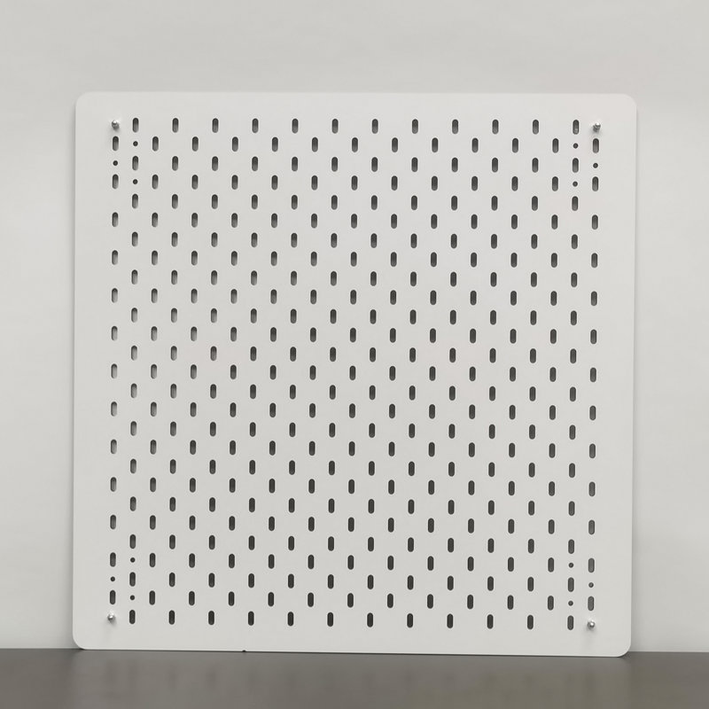 Pegboard Wall Organizer Panels 22" X 22" X 0.2" White Pegboard Wall Mount For Home, Office, Garage Tool Storage 59334FE9712B4FA48C7D1144DE41FCD6