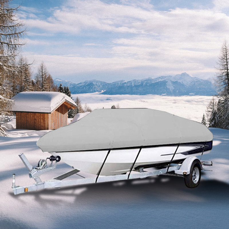 Housse de protection imperméable pour bateau Oxford, V-236 x 122 pouces