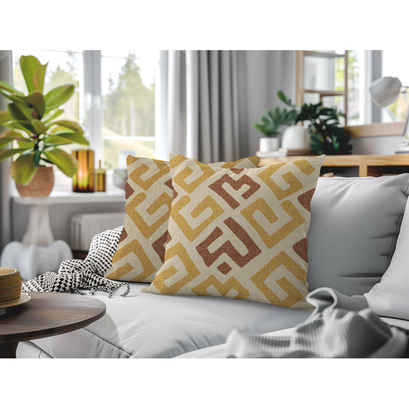 Coussin intérieur / extérieur Tara, 16 x 16, Carmel
