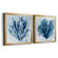 Alexio Coastal Coral I - 2 pièces, peinture sur toile encadrée-1690448776-1690448758