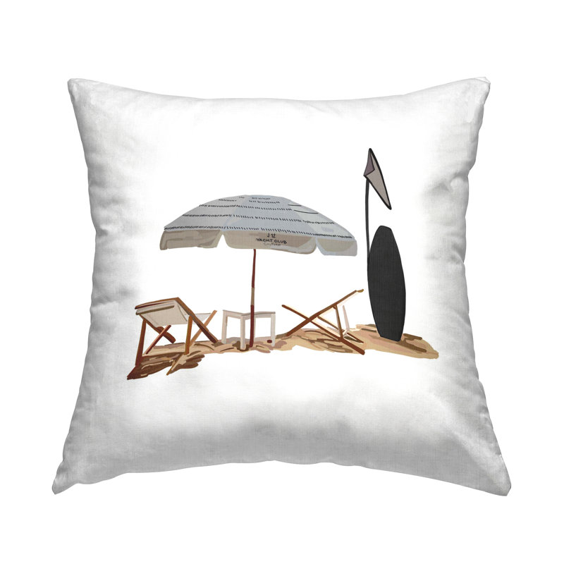 Coussin imprimé Summer Beach