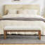 Boucle Upholstered Bench-122712868