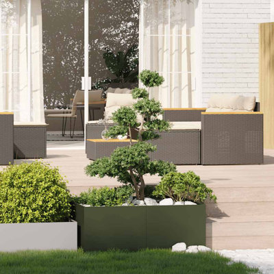 Planter 100X100Cm Steel